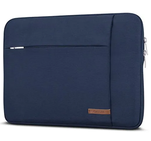 CASEZA Custodia per PC Portatile 14 Pollici/MacBook PRO 15" Blu London Borsa per Notebook...