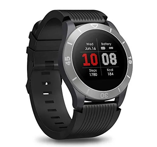 Smartwatch Uomo Donna, Orologio Fitness Tracker Touch Screen Cardiofrequenzimetro Sonno Co...