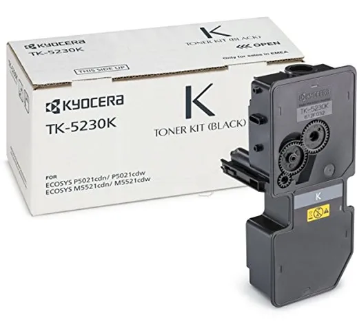 KYOCERA TK-5230K Toner 2600pagine Nero cartuccia toner e laser