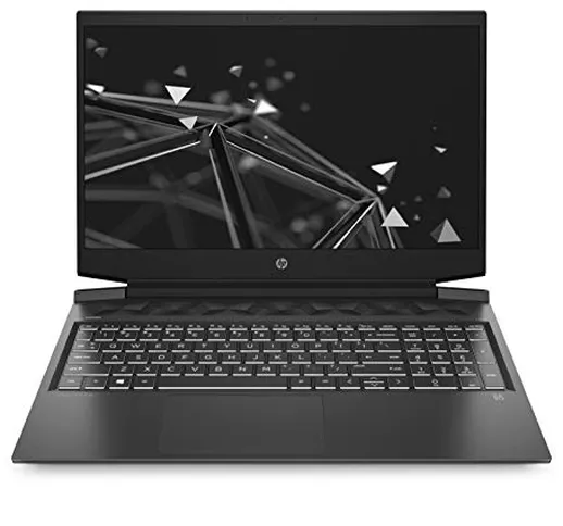 HP - Gaming Pavilion 16-a0010nl Notebook, Intel Core i7-10750H, RAM 16 GB, SSD 512 GB, NVI...