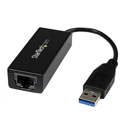 StarTech.com Adattatore USB 3.0 a Ethernet Gigabit (RJ45), Scheda di Rete NIC LAN Esterna...