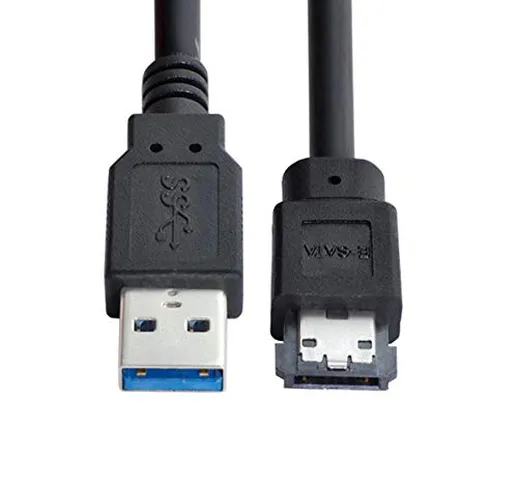 CY USB 3.0 a eSATA Adattatore USB a HDD/SSD/ODD Convertitore eSATA a cavo USB