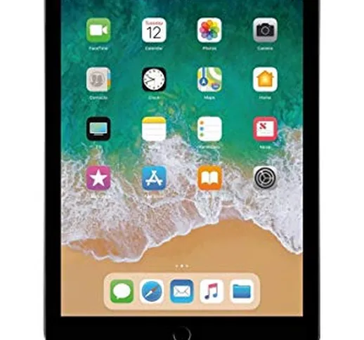 Apple iPad 9.7 (5th Gen) 128GB Wi-Fi + Cellular - Grigio Siderale - Sbloccato (Ricondizion...