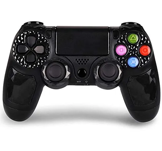 Controller per PS4, PowerLead controller di gioco wireless Bluetooth Gamepad Dual Vibratio...