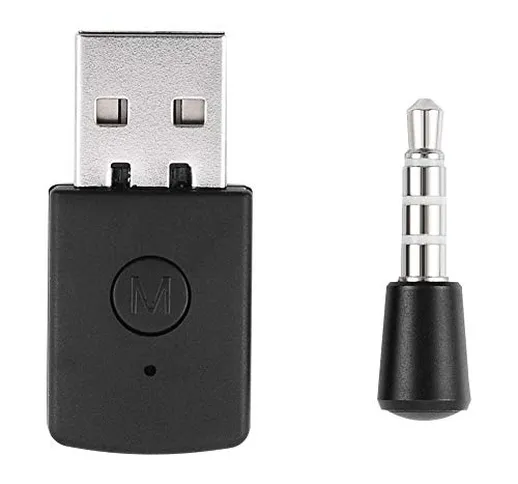 Jadeshay Trasmettitori Mini USB Bluetooth 4.0 Adattatore/Ricevitore Dongle PS4 Plàystation