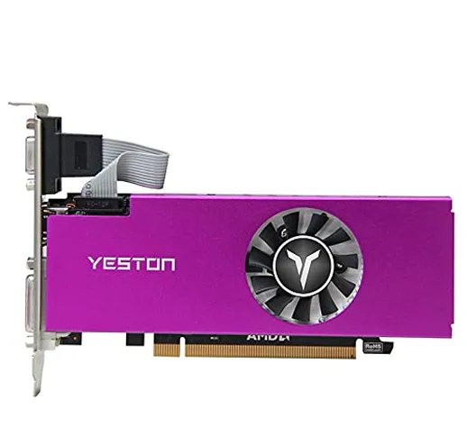 Yeston Scheda video Radeon RX 560 4G D5 LP XL2 GPU 4GB GDDR5 128bit Desktop RX560 schede g...