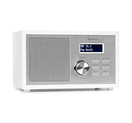 auna Ambient - Radio DAB+/FM, Streaming Bluetooth: Versione 5.0 con Supporto A2DP, Radio:...