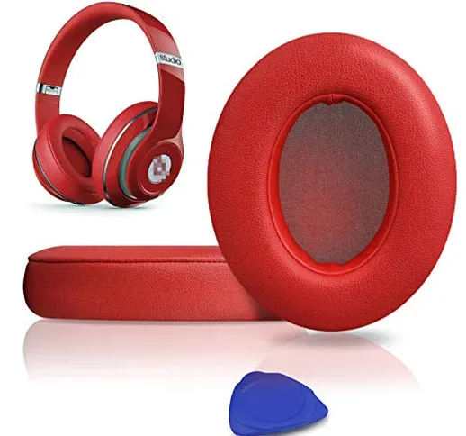 SoloWIT® Cuscinetti Auricolari Di Ricambio per Beats Studio 2 e Studio 3 Wired/Wireless Cu...