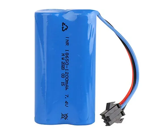 Stylelove Batteria di Ricambio per Batteria al Litio da 7,4 V 1200 mAh per Auto telecomand...