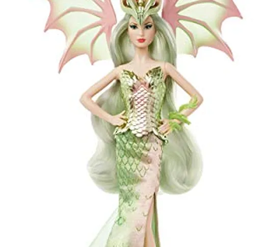 Barbie Signature, Bambola da Collezione con Vestito da Sirena, Giocattolo per Bambini 6+ A...