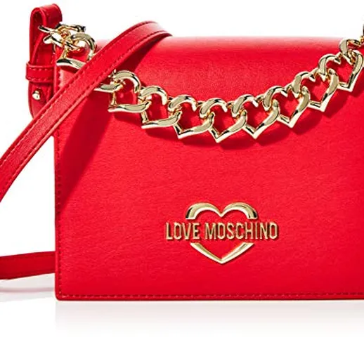 Love Moschino Jc4043pp1a, Borsa a mano Donna, Rosso (Rosso), 8x16x20 cm (W x H x L)