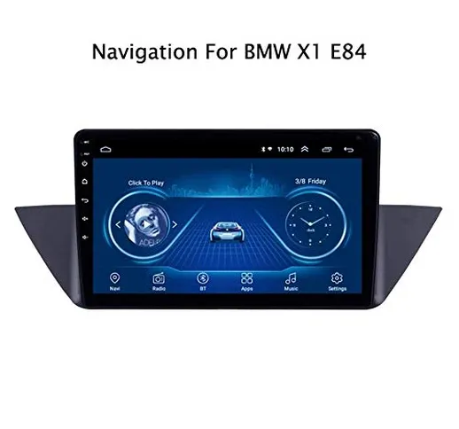 Per BMW X1 E84 2009-2013 dello schermo del sistema di navigazione Navigatore Satellitare L...