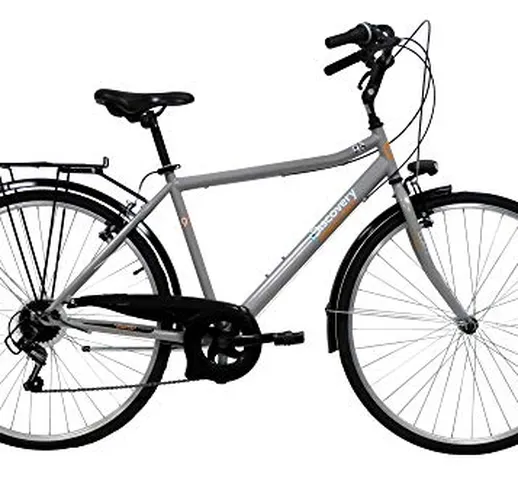 Discovery Bicicletta Uomo, Bici Trekking Manhattan 28'' Cambio Shimano 6 velocità, Colore...