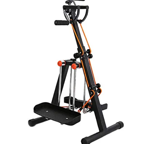 GFDDZ Cross Trainer con Fascia di Resistenza, Air Walker Pedal Exerciser, Movimento oscill...