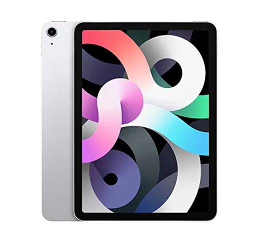 2020 Apple iPad Air (4th Gen) 10.9 64GB Wi-Fi - Argento (Ricondizionato)