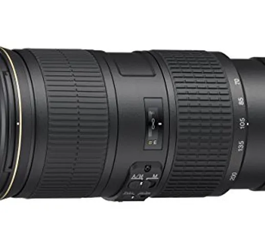 Nikon Obiettivo Nikkor AF-S 70-200 mm, f/4G ED VR, Nero [Versione EU] (Ricondizionato)
)