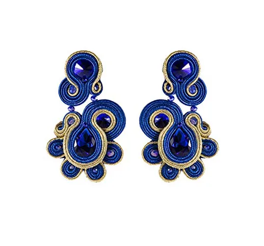 Orecchini pendenti, New Design Ethnic Style Leather Drop Earrings Fashion Jewelry Women So...