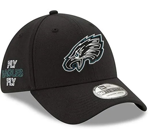 New Era NFL Philadelphia Eagles 2020 Draft Official 39Thirty - Cappello stretch Cap - Nero...