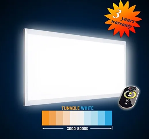 Sospensione LED pannello 120x60 42W (S) Tunable White (3000-5000K) dimmerabili