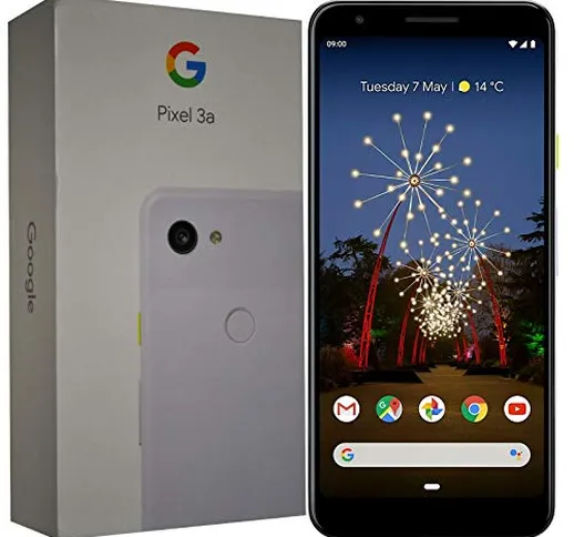Google Pixel 3A (2019) G020F 64GB Factory Unlocked SIMFree Smartphone (Purple-ish) - Inter...