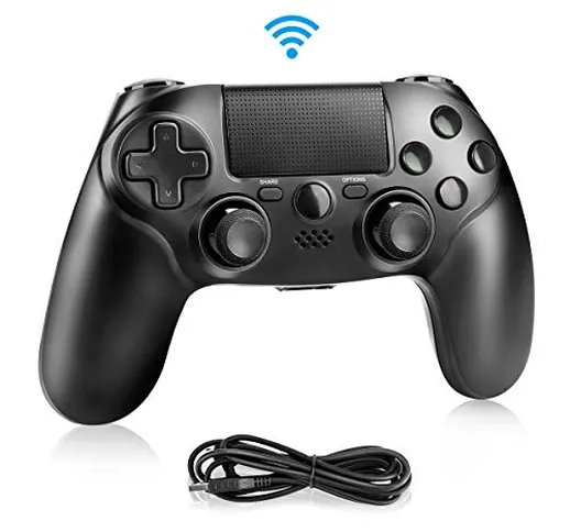 Controller Wireless PS4, Achort Bluetooth Controller Gamepad Joystick per Playstation 4 Co...