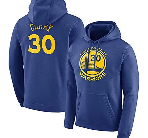 Dlmk NBA-Golden State Warriors/Stephen Curry # 30 Abbigliamento da Basket Felpa Classica d...