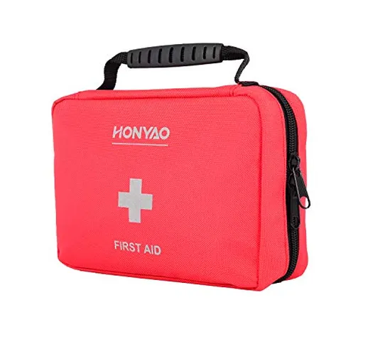 HONYAO Kit di Pronto Soccorso, Borsa di Emergenza Medico - Kit Cassetta Pronto Soccorso pe...