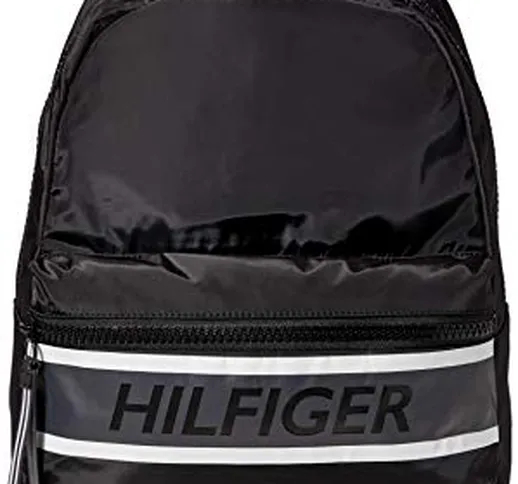 Tommy Hilfiger Tommy Backpack, Borse Uomo, Nero (Black), 1x1x1 centimeters (W x H x L)