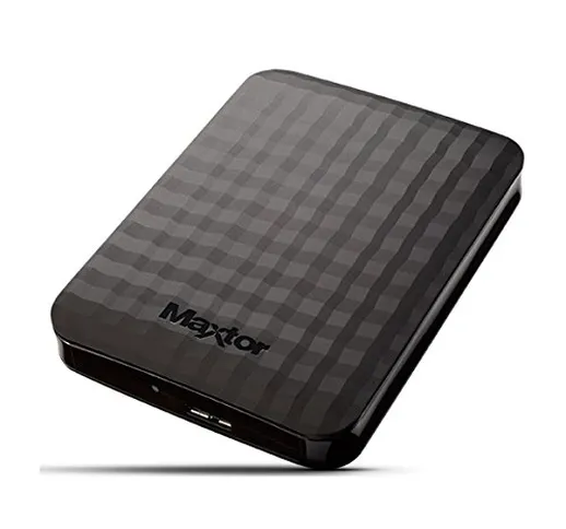 Maxtor HX-M201TCB/GM, HDD Esterno da 2 TB, 2.5", USB 3.0, Nero