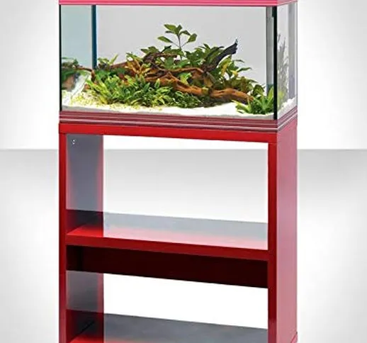 Supporto per Acquario Askoll Pure L Burgundy (Rosso)