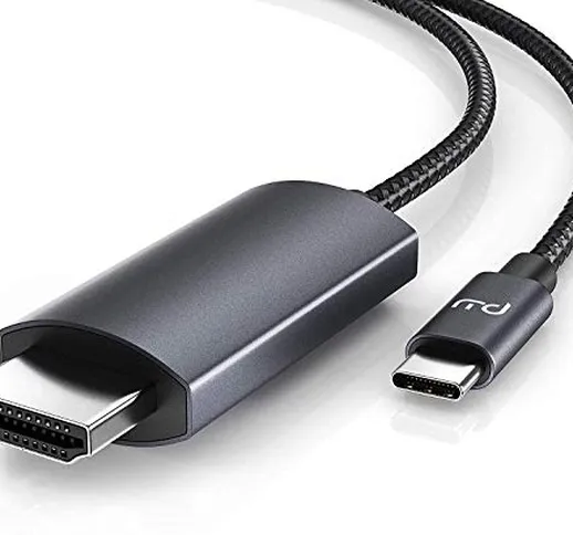 Primewire – Cavo da USB C a HDMI 4k 60Hz 2.0 Ultimo modello - 1 Metro Nero - compatibile c...