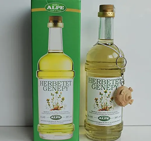 Herbetet Genepy Alpe - liquore alpino della Valle d'Aosta vol. 38% - cl 70
