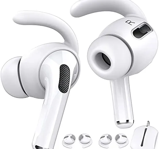 AHASTYLE AirPods Pro Ganci Auricolari Antiscivolo Gommini Auricolari Accessori 3-Paia [Bor...