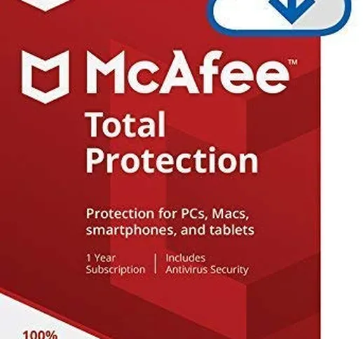 @14,99 McAfee 2020 MTP 5 Protezione totale con 5 dispositivi: nessuna chiave di attivazion...