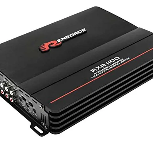 Renegade rxa1100 amplificatore per auto – Amplificatore per Auto (Nero, 50 – 250 Hz, 50 – ...