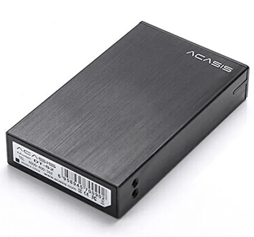 Acasis dt-s2 aluminum 2-bay SATA a USB 3.0 HDD box esterno 2.5 HDD supporto 2TB HDD RAID0/...