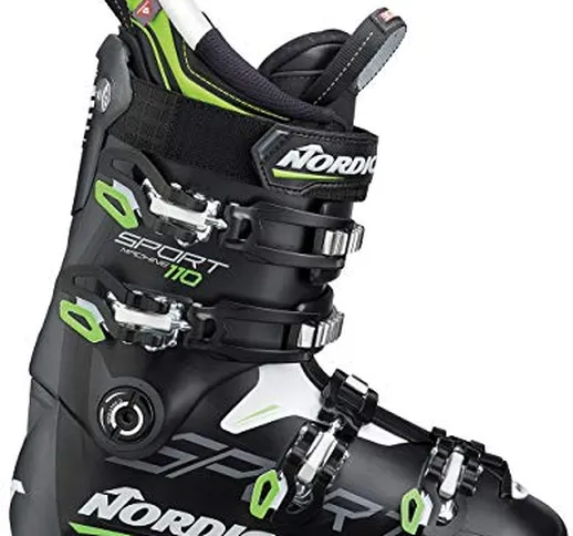 Nordica SPORTMACHINE 110 Ski Schuh 2020 Black/Red/White, 26.5