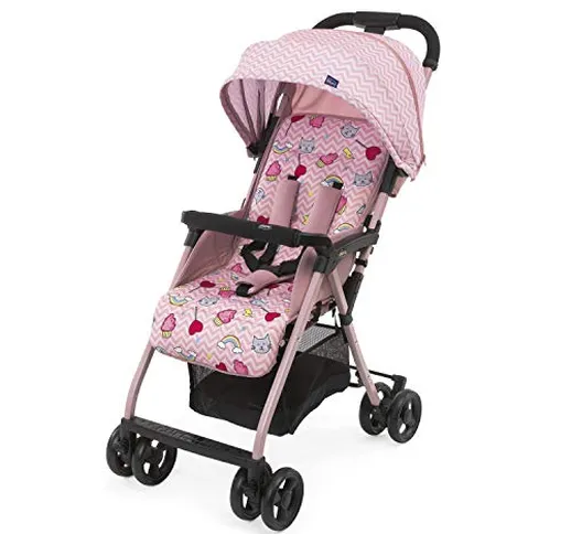 Chicco Ohlalà 3 Passeggino Ultraleggero Da 0 Mesi A 15 Kg, Portata Max 18 Kg, Rosa, 101 x...