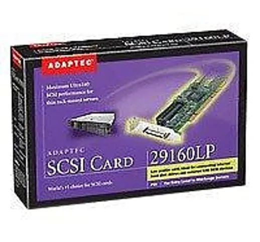 Adaptec 64 Bit PCI-to-Ultra160 SCSI Card Scheda di interfaccia e Adattatore