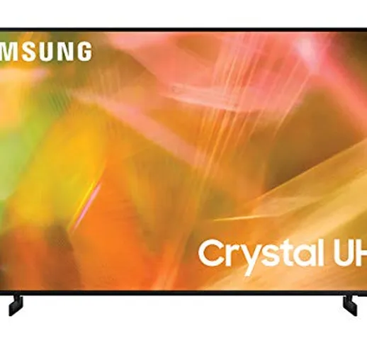 Samsung TV UE55AU8070UXZT, Smart TV 55" Serie AU8000, Crystal UHD 4K, Alexa integrato, Ner...
