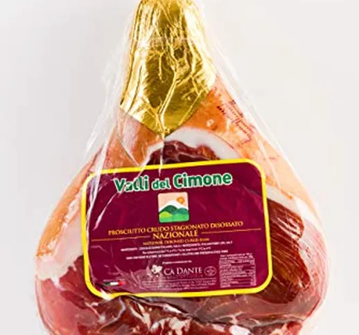 Prosciutto crudo stagionato Nazionale "Valli Del Cimone" disossato pressato, stagionato 12...