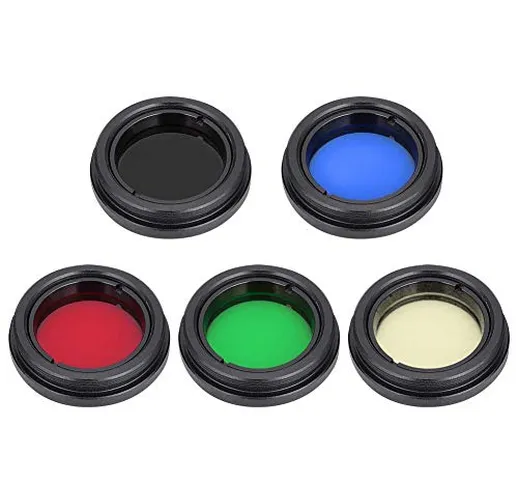 VBESTLIFE Kit di filtri per oculari, Kit di Filtri per Colori Professionali per Lenti Otti...