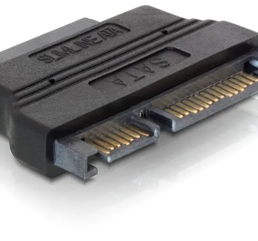 DeLOCK SATA 22-pin/Slim SATA Adapter - Adattatore per cavo SATA 22-pin M, Slim SATA 13-pin...