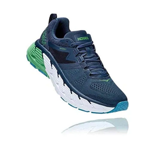 42 Nuovo Hoka One GAVIOTA 2 - Colore - Blu, Misure -9.5 USA - 43 1/3 EU