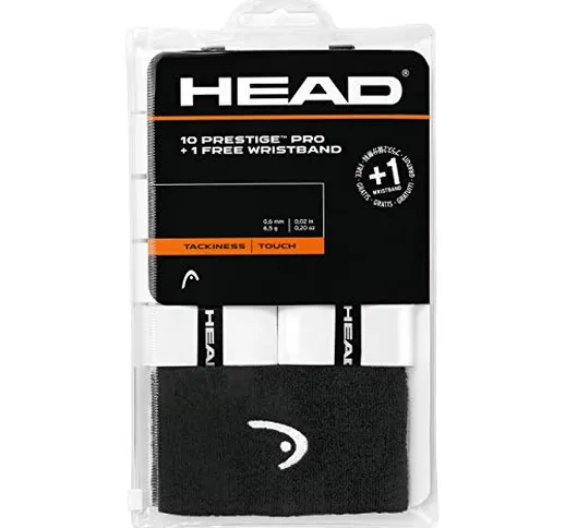 HEAD Prestige PRO 10+, Tennis Accessori Unisex Adulto, White, One Size