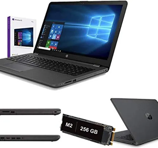 Notebook Pc Portatile HP 255 G7 fino 2,6 GHz Display 15.6",Ssd M.2 256GB,Ram 4Gb ddr4,Rade...