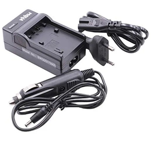 Caricabatterie Cavo Alimentatore + Cavo Auto per Batteria SONY NP-FV50, NP-FV70, NP-FV100...