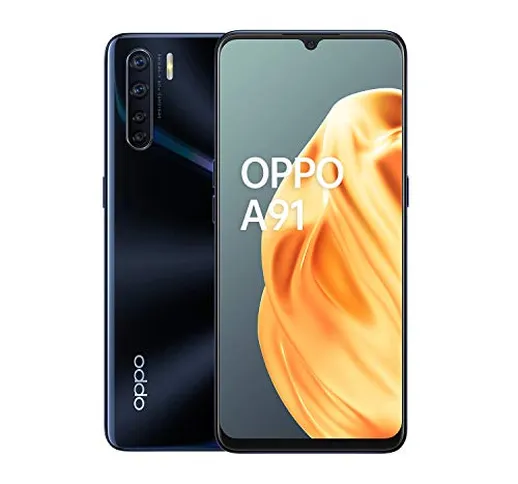 OPPO A91 Smartphone , Display 6.7'' AMOLED, 4, Fotocamere, 128 GB Espandibili, RAM 8 GB, B...