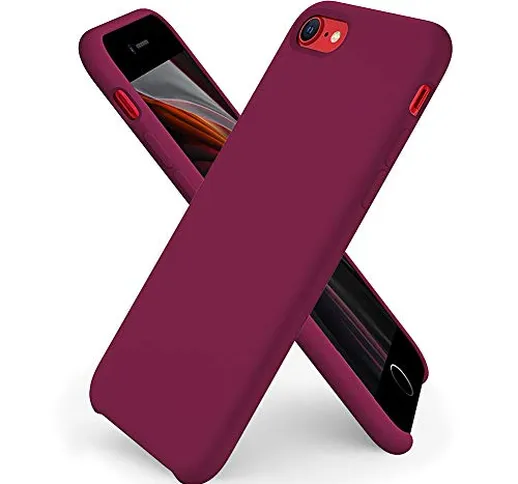 ORNARTO Custodia in Silicone Liquido per iPhone SE(2020), iPhone 7/8 Cover Sottile in Sili...