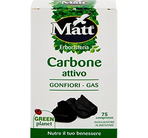 Matt Carbone Attivo Vegetale, 37.8g